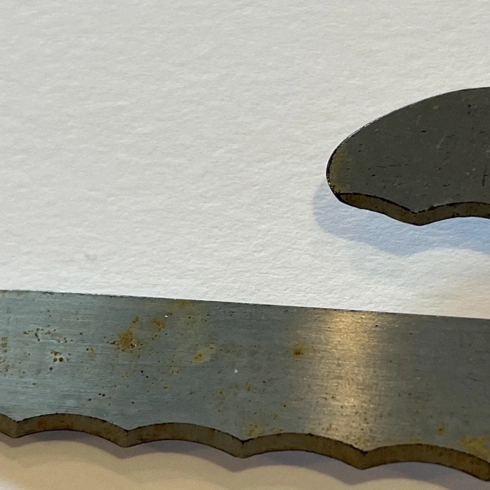 Ec Simmons Full Set Of 6 Steak Knives Vintage Bakelite Handles